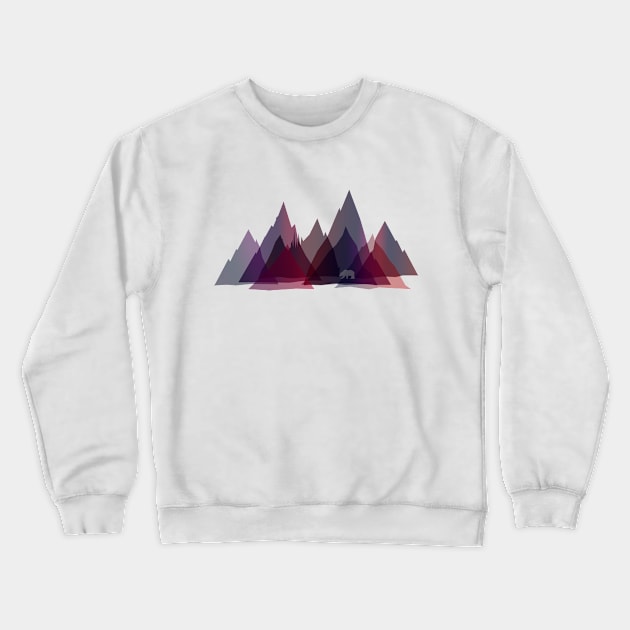 Mountains Spirit v2 Crewneck Sweatshirt by Bongonation